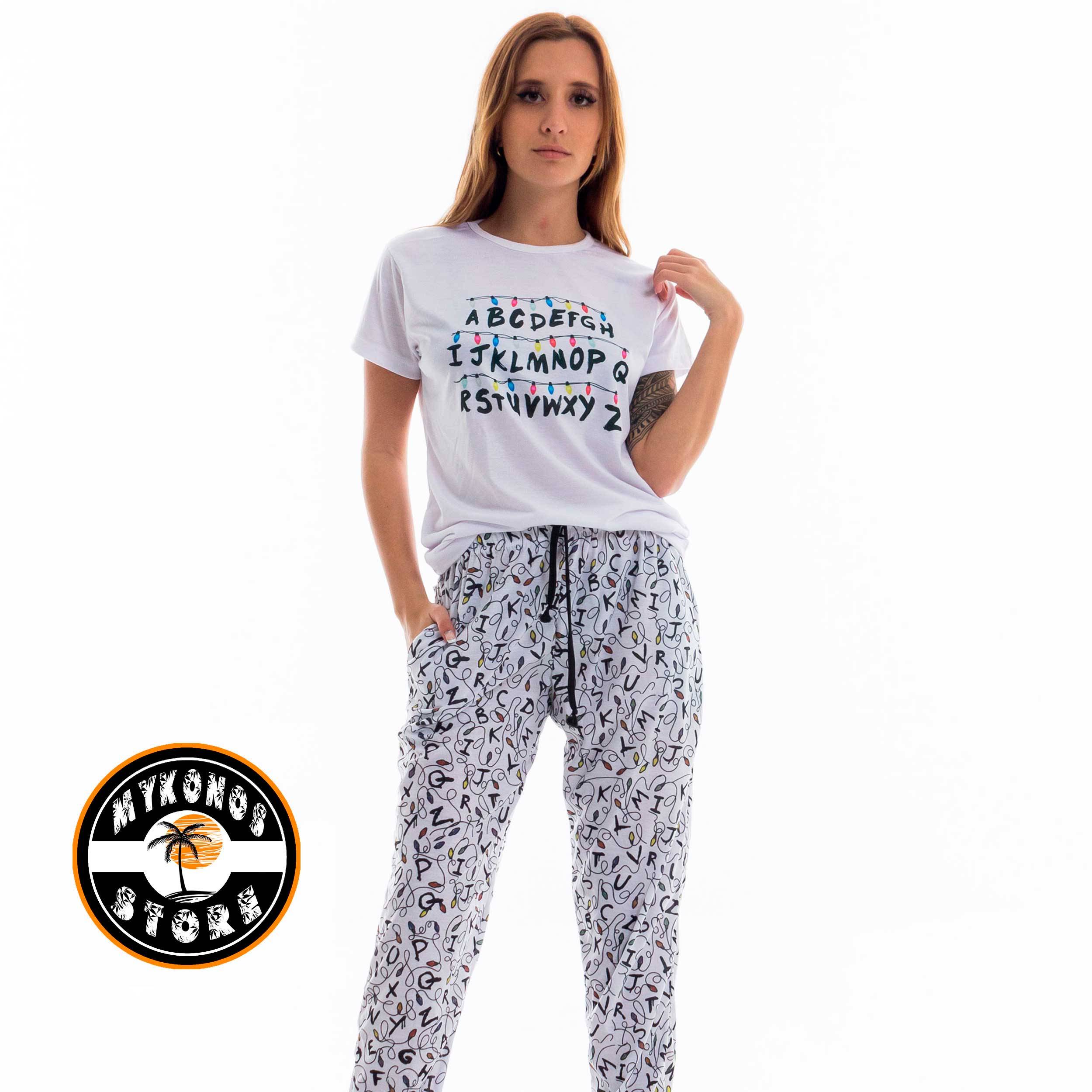 Conjunto Pantalon y Remera Manga Corta S.T Unisex - Store Mykonos