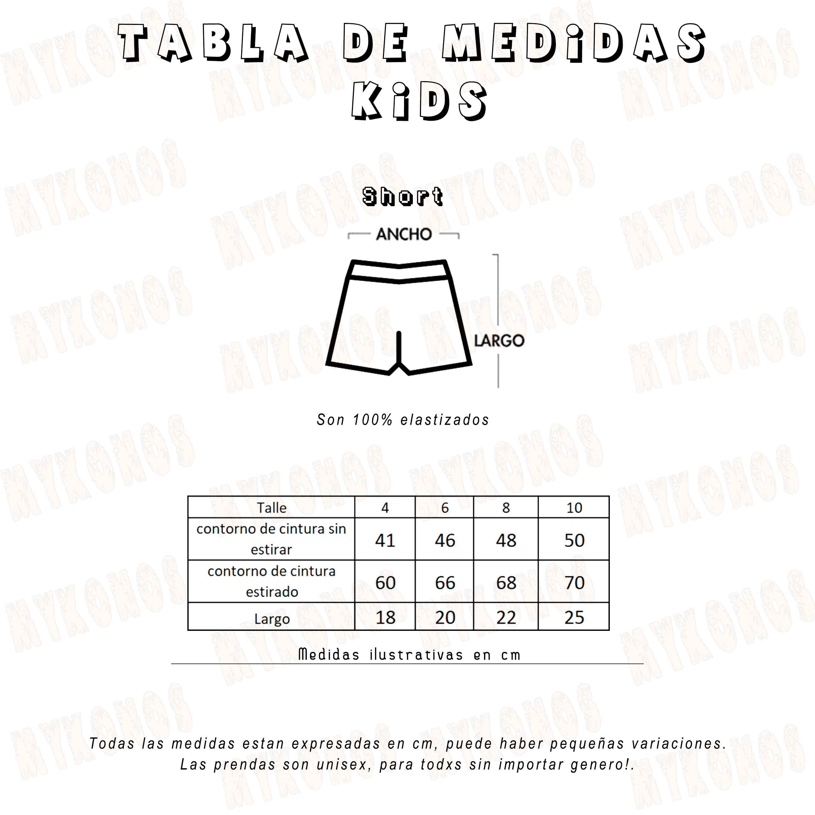 Short Casa de Papel Unisex ~ Kids