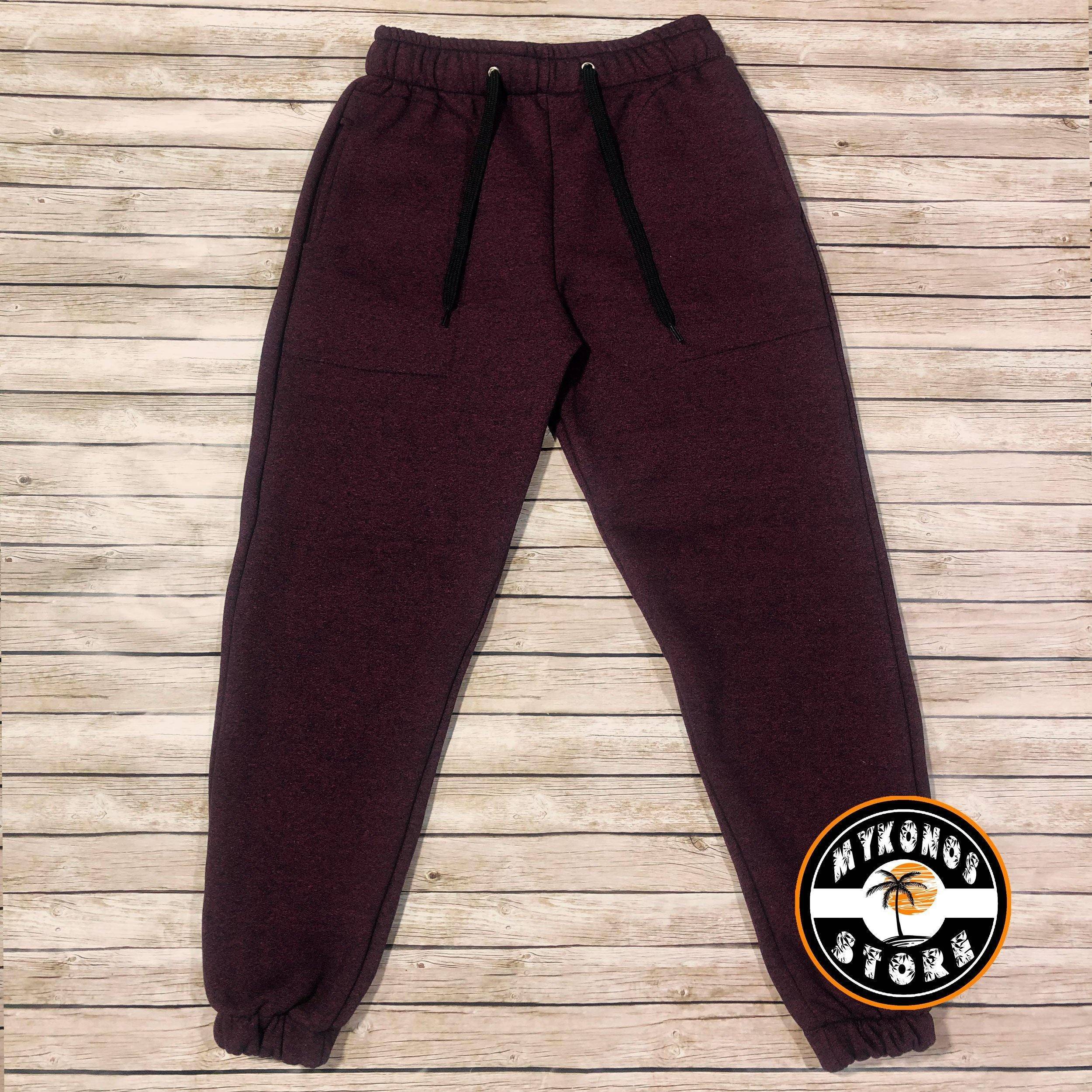 Jogger Pant Bordeaux - Store Mykonos