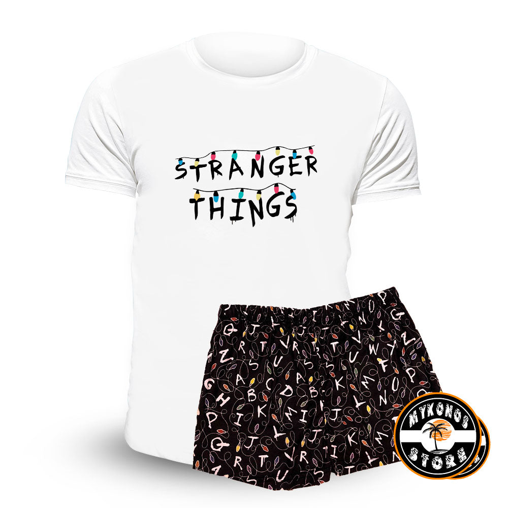 Pijama Corto S.T Short Negro Unisex ~ Kids